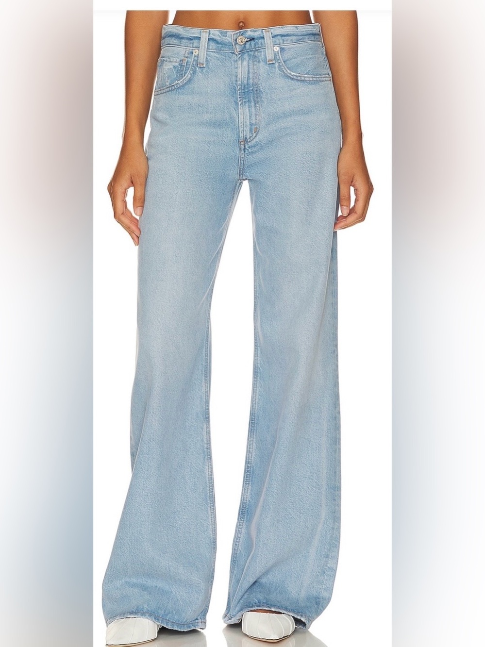 Paloma Citizens Of Humanity Light Blue High-Rise Baggy Leg Jeans
